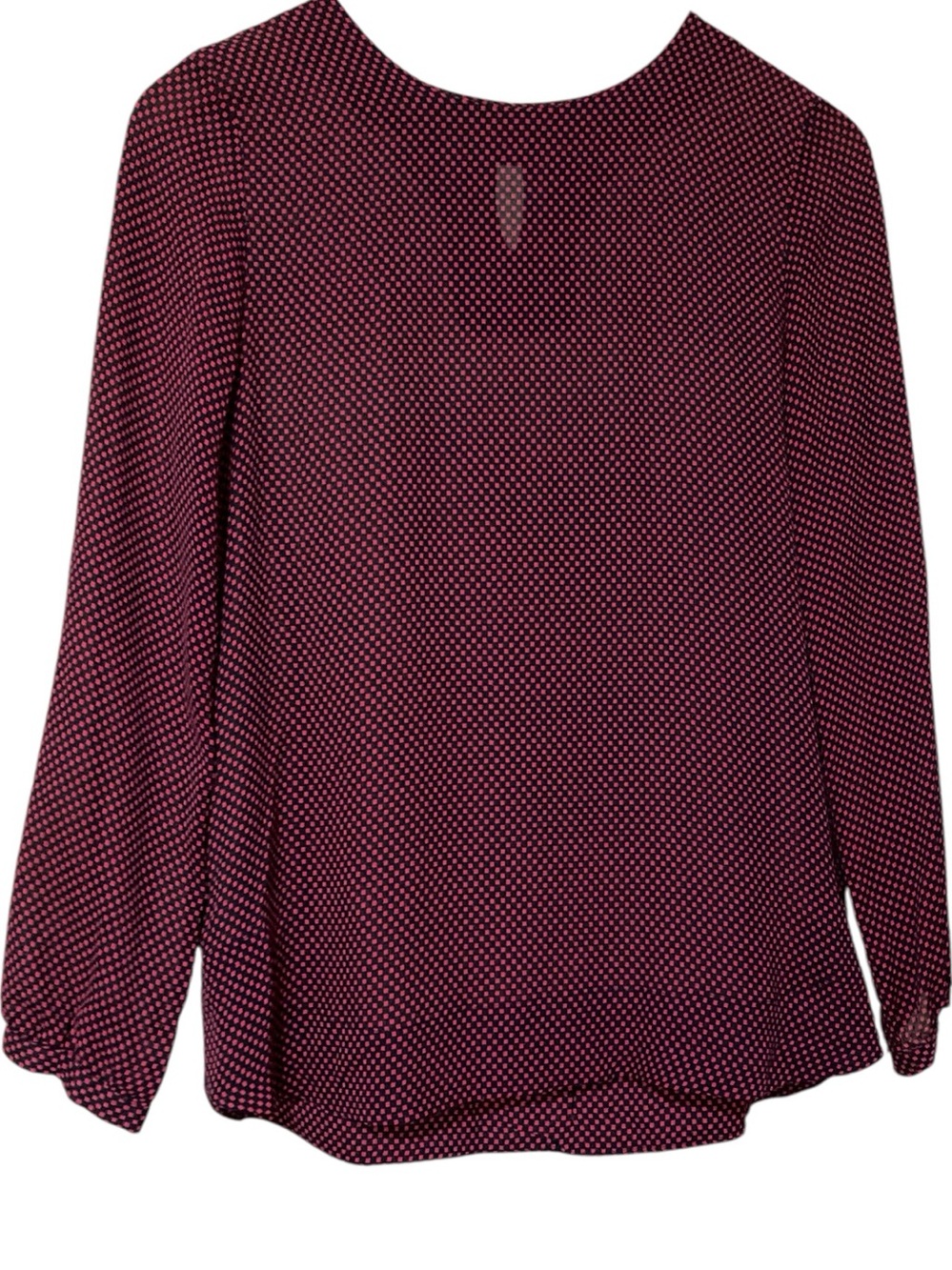 Steven Alan Popover Pink Square Dot Print  Blouse